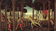 Sandro Botticelli The Story of Nastagio degli Onesti oil painting artist